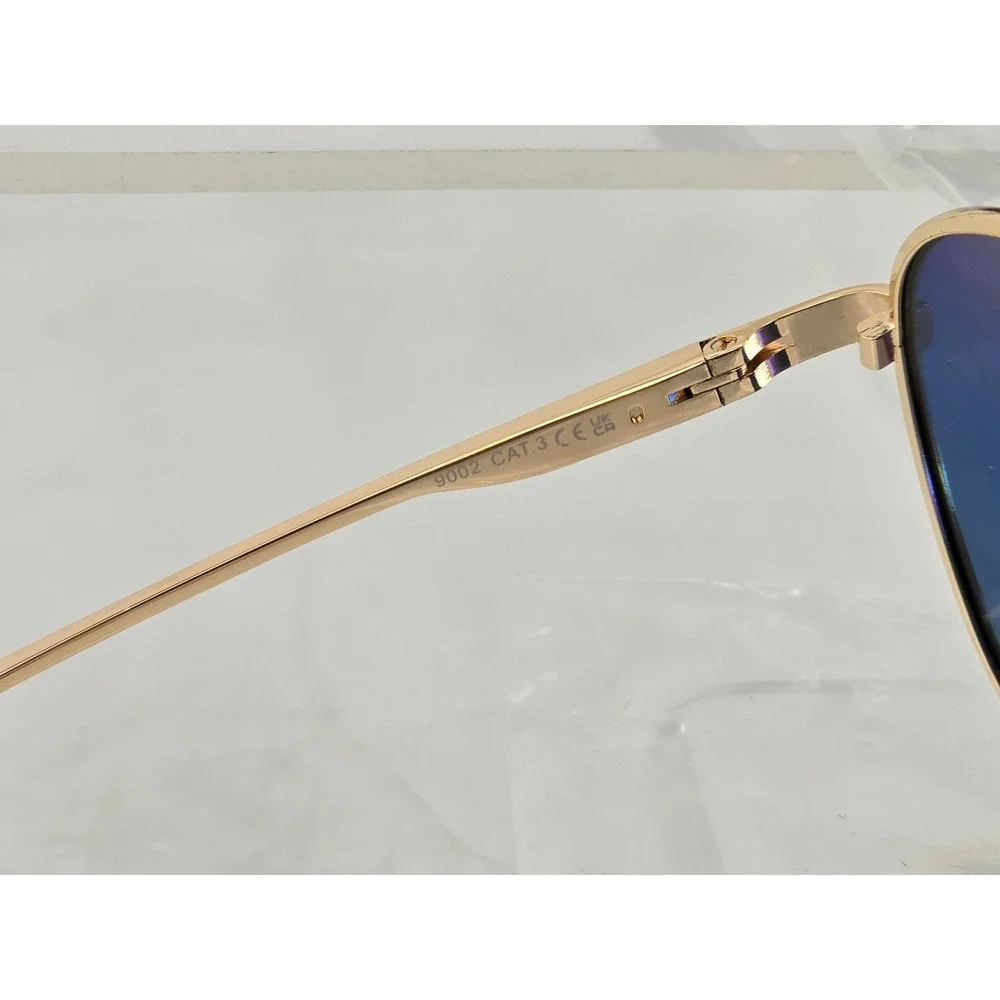 Style Aviator Sunglasses Unisex OS Multicolor Mirrored Lens Metal Frame -NEW